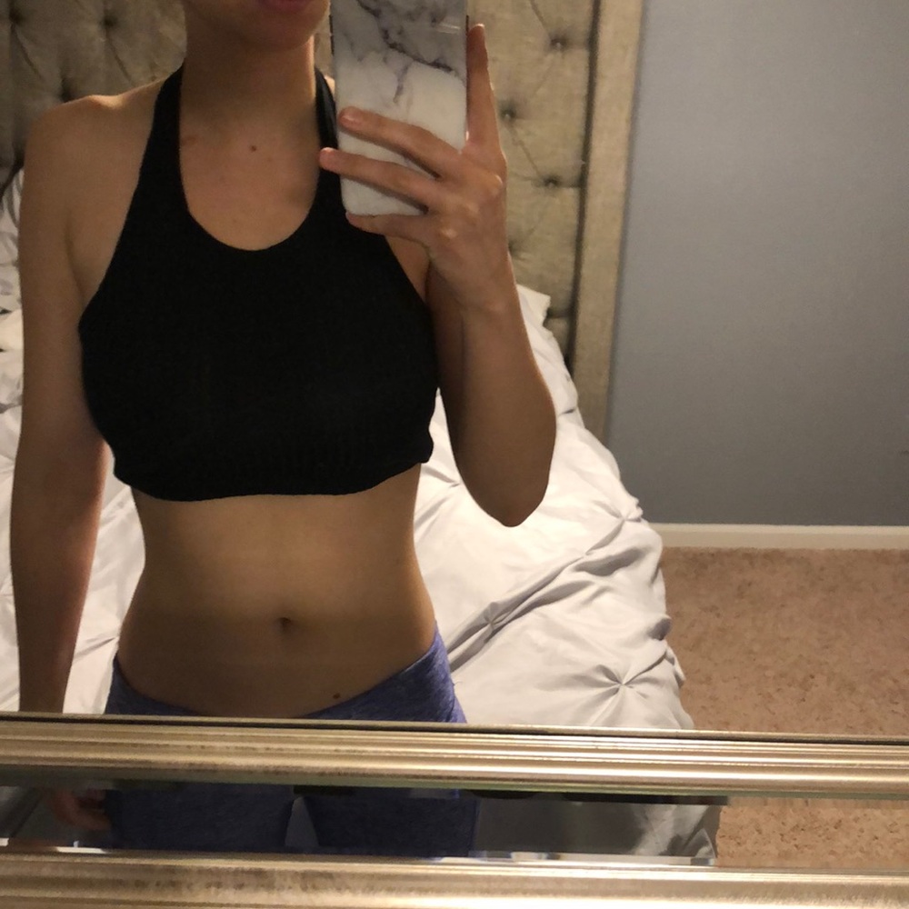 Never worn halter crop top